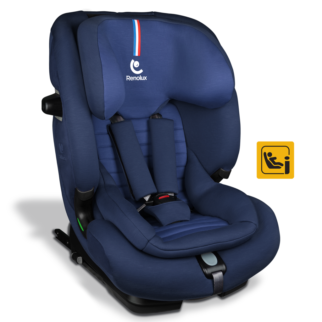 r129 i-size isofix car seat adjustable from 15 months to 12 years Softness blue