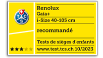 siège auto recommandé TCS Gaïa+ Renolux logo